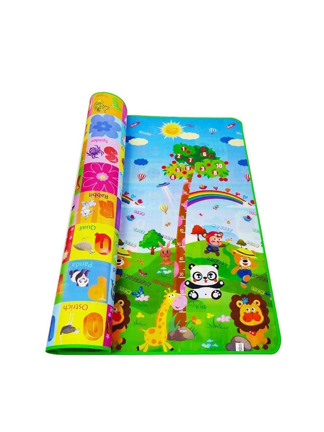 

PLANET of Toys Educational Double-Sided Waterproof Carpet, Blue