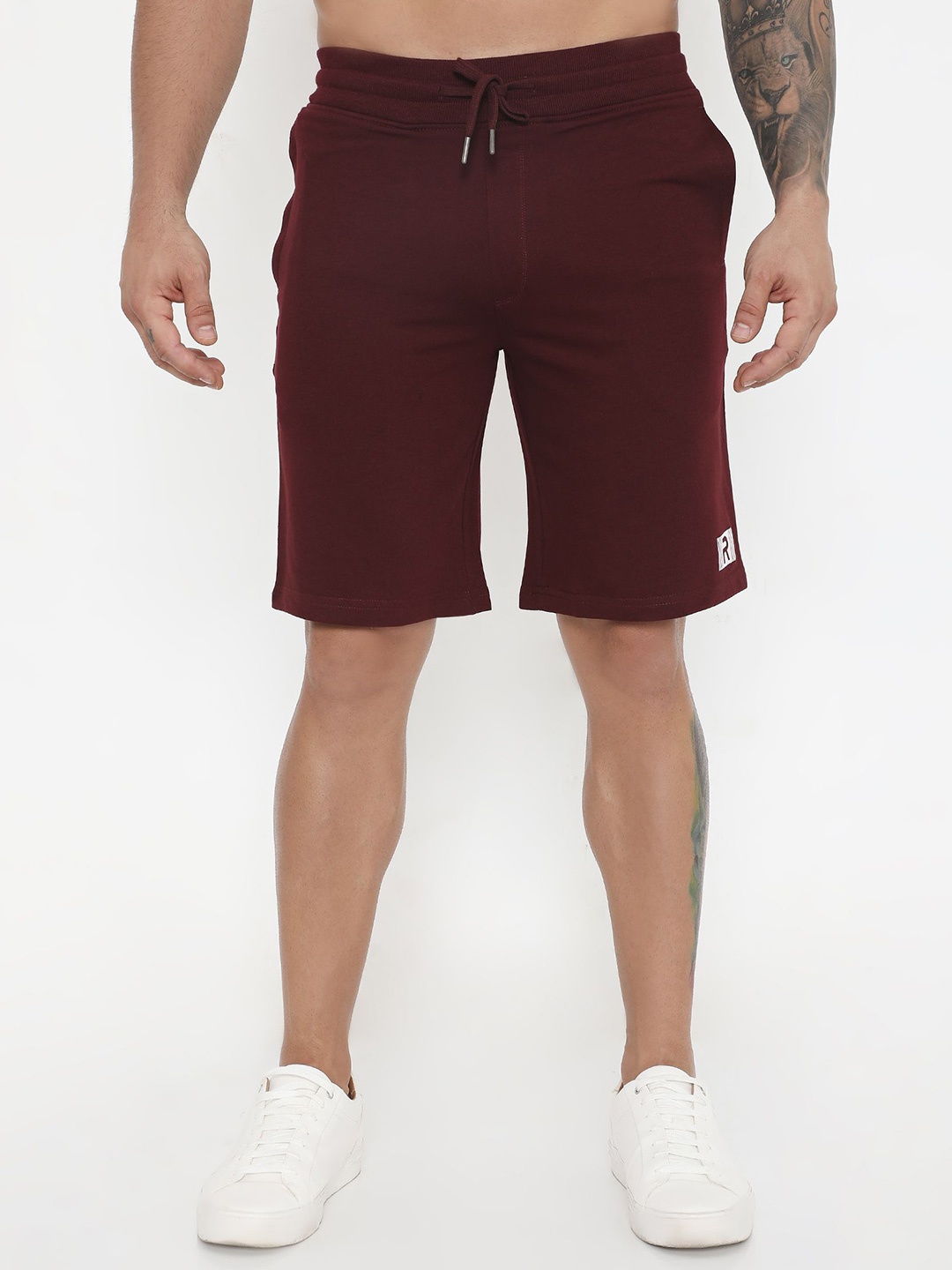 

Rivolta Active Cotton Shorts, Maroon