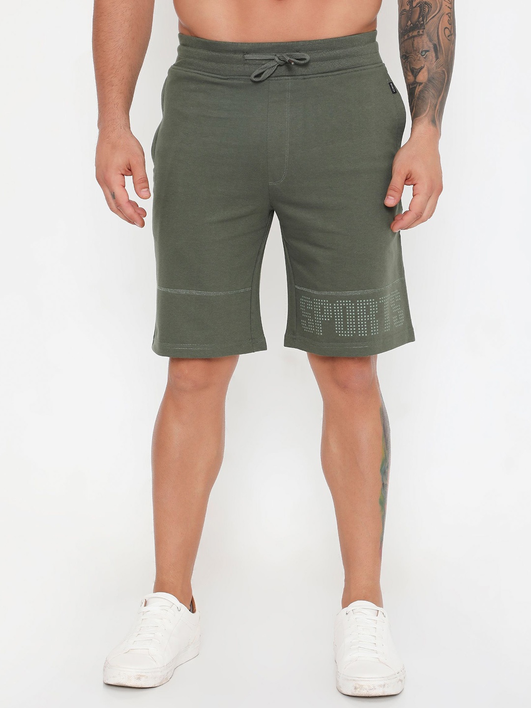 

Rivolta Active Cotton Shorts, Olive
