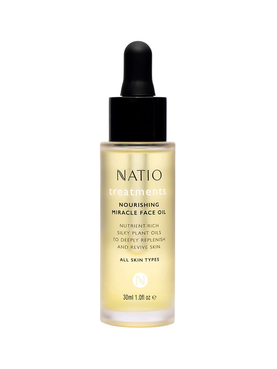 

Natio Treatments Nourishing Miracle Face Oil with Apricot & Bergamot - 30 ml, Yellow