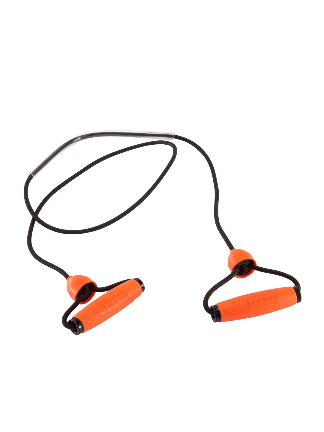 

Domyos By Decathlon Orange Resistance Band With Handles - High Intensity (15Kg), Black