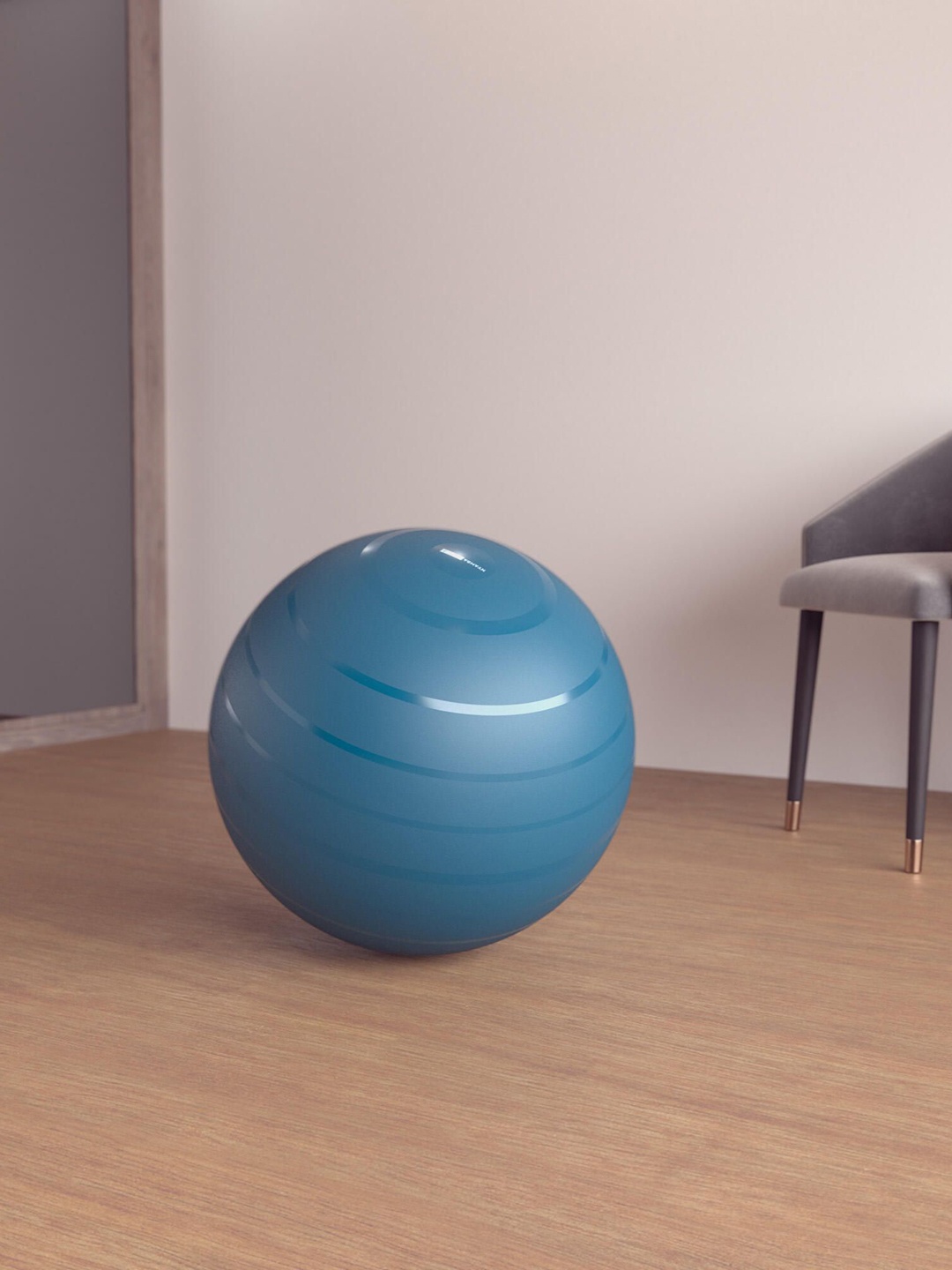 

Domyos By Decathlon Blue Gym Ball Size 1 - 55Cm, Turquoise blue