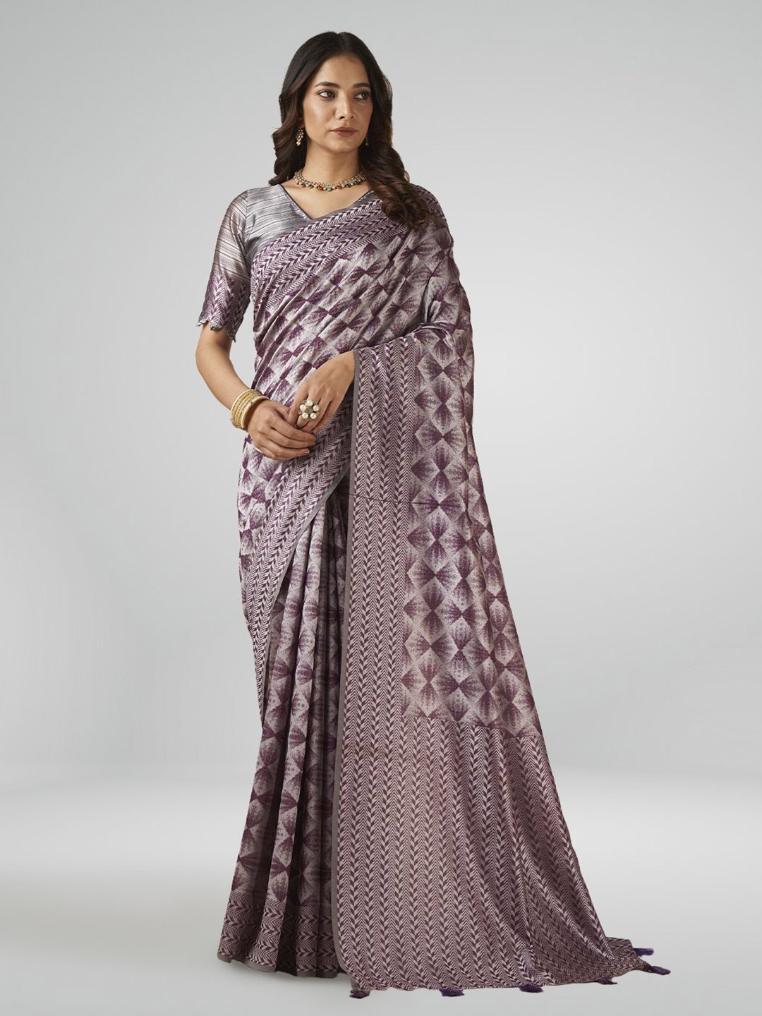 

Aura Pure Cotton Saree, Mauve