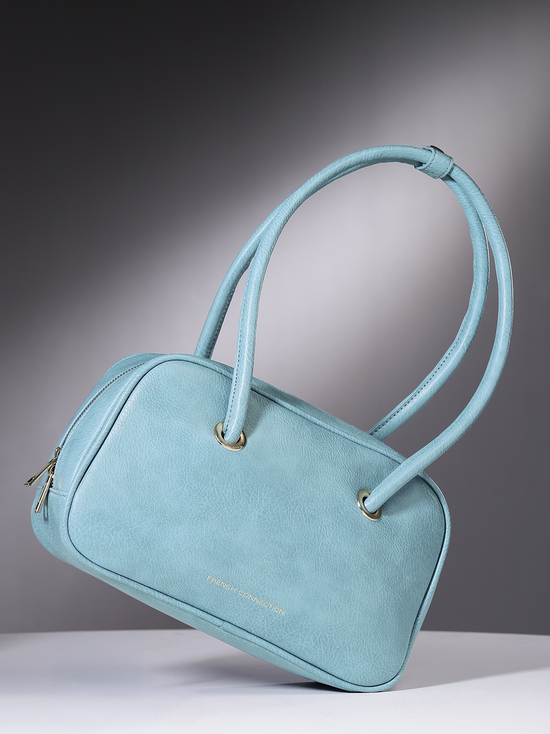 

French Connection Structured Shoulder Bag, Blue