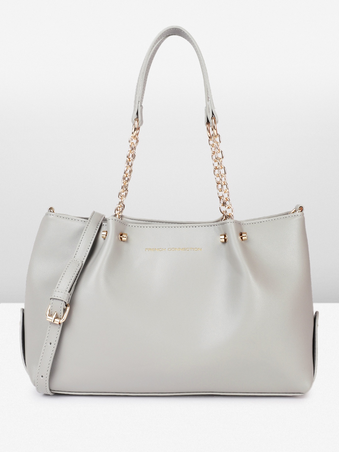 

French Connection Structured Shoulder Bag, Grey