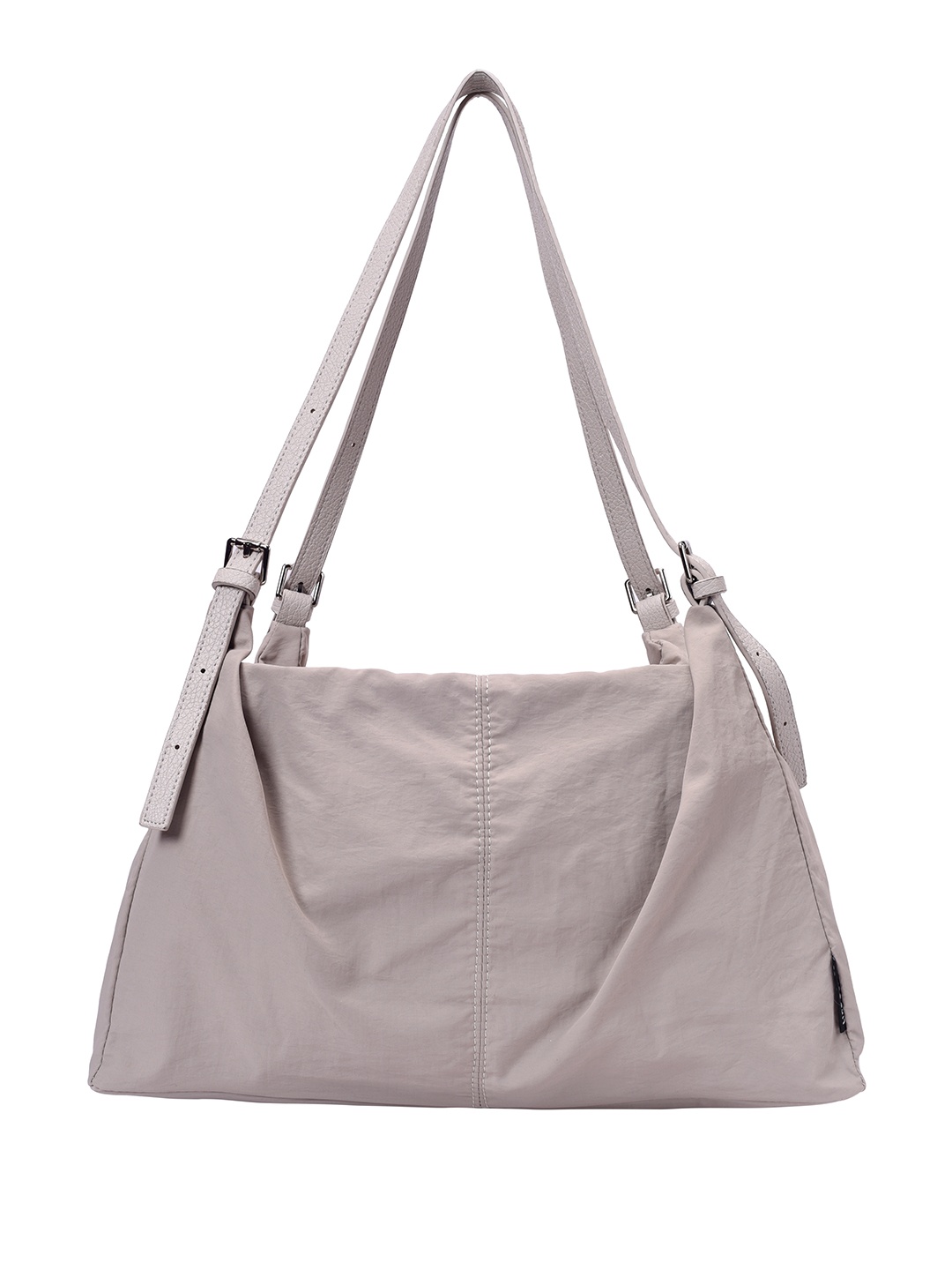 

Lino Perros Textured Structured Satchel Bag, Beige