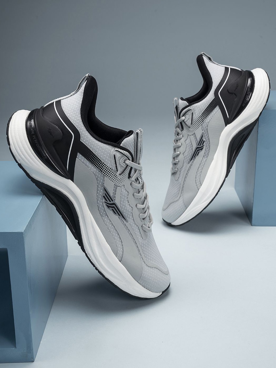 

Red Tape Men Mesh Walking Shoes, Grey