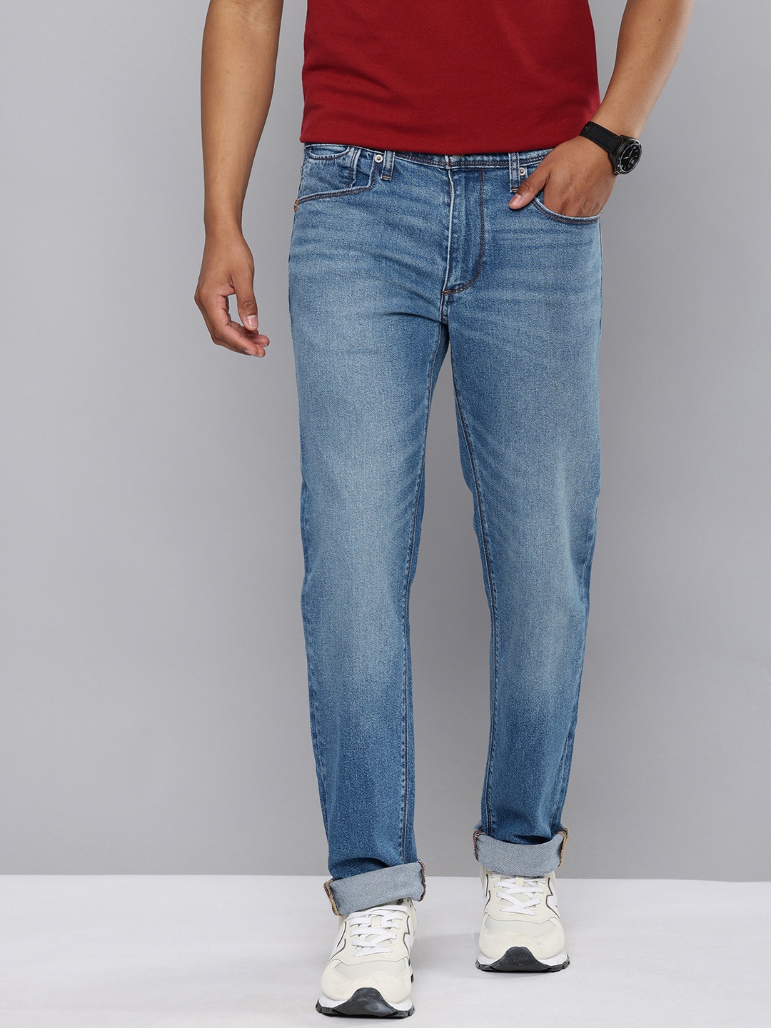 

Levis Men 511 Slim Fit Light Fade Stretchable Jeans, Blue