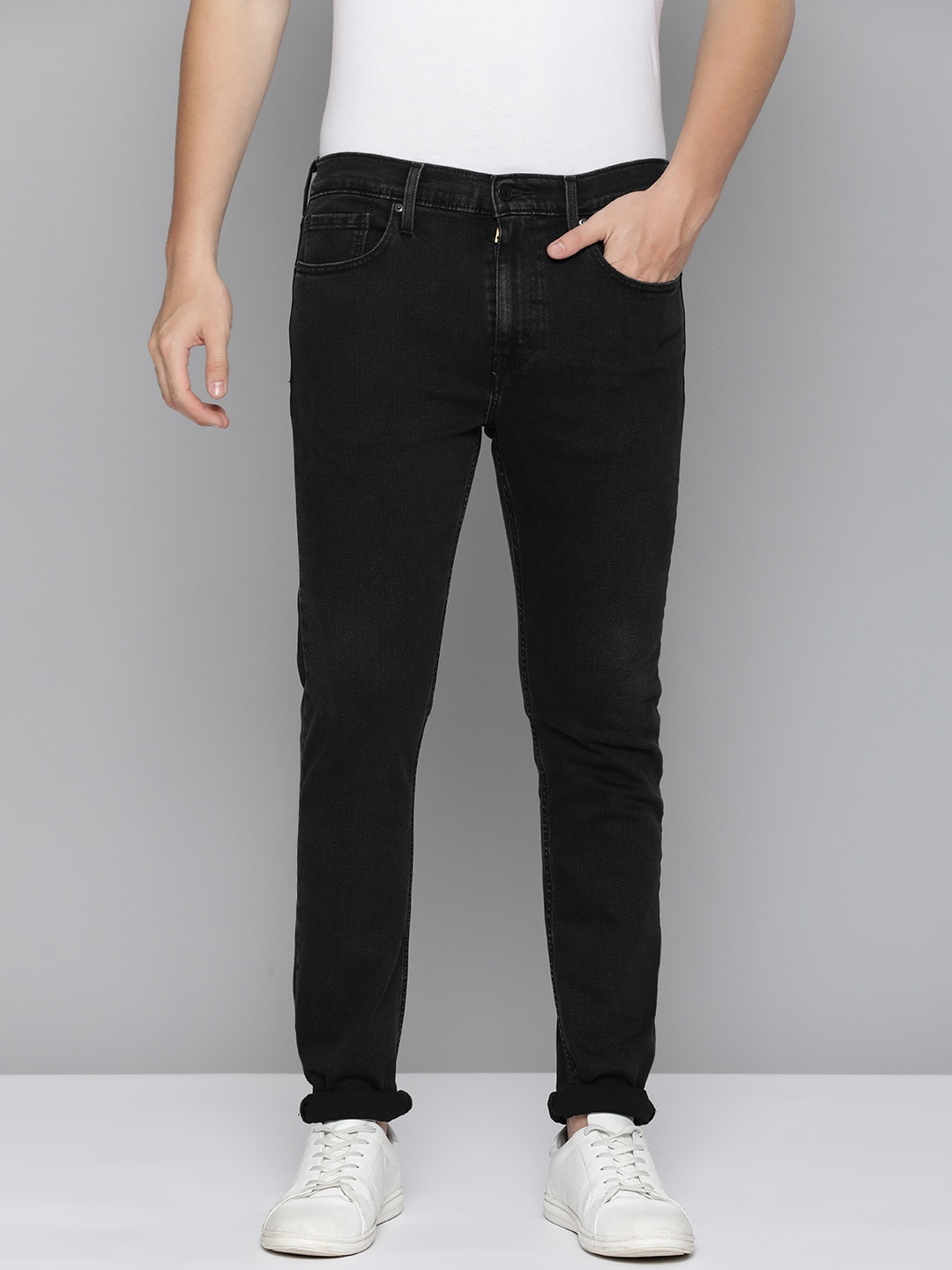 

Levis Men 512 Slim Fit Stretchable Jeans, Black