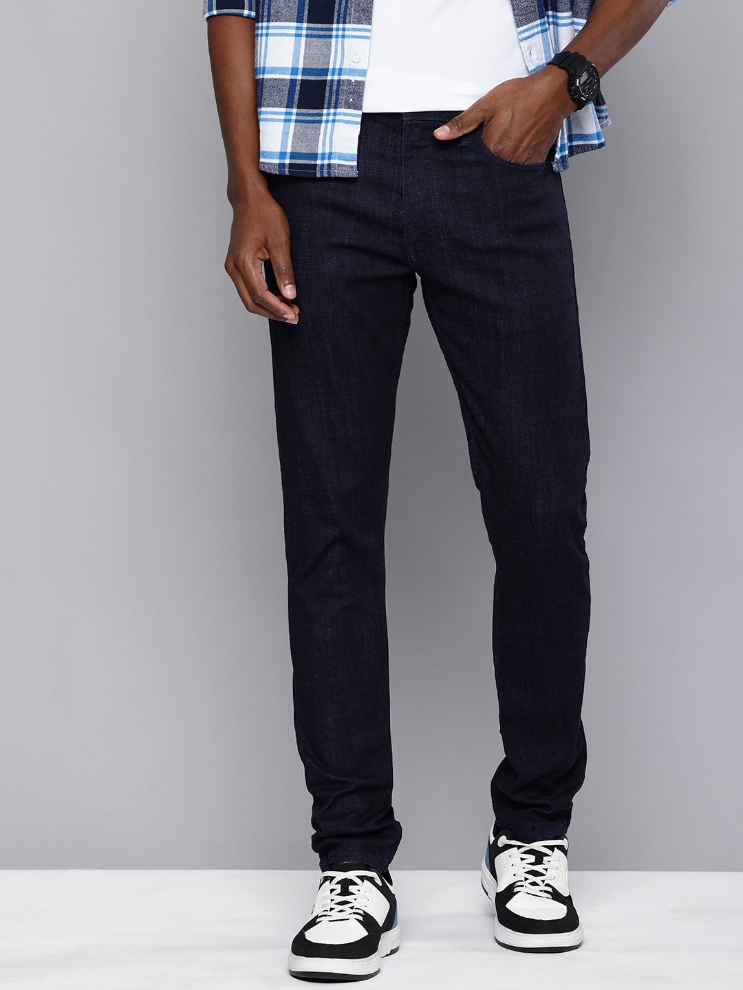 

Levis Men 512 Slim Tapered Fit Stretchable Jeans, Blue