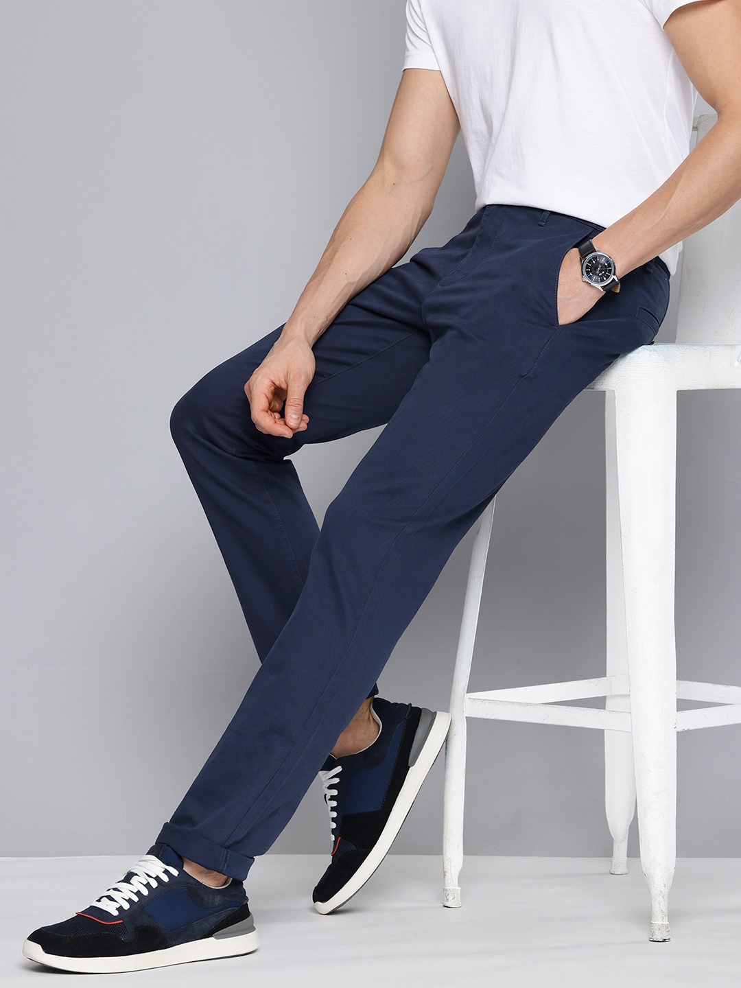 

Levis Men Slim Fit Chinos Trousers, Navy blue