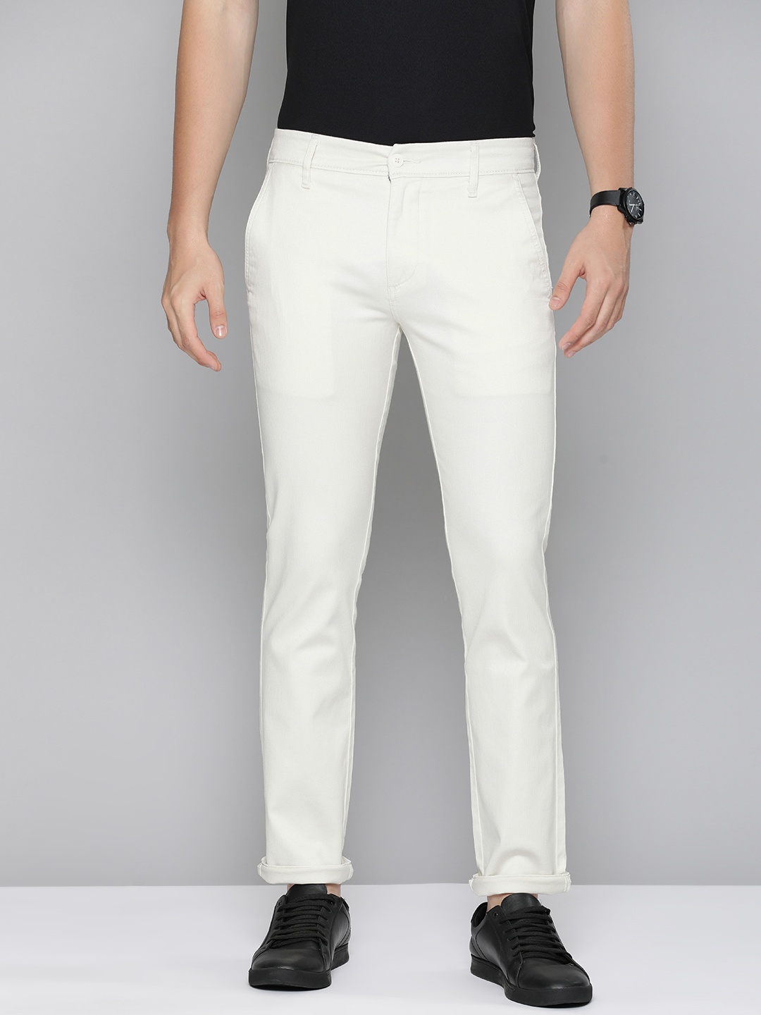 

Levis Men Slim Fit Chino Trousers, White