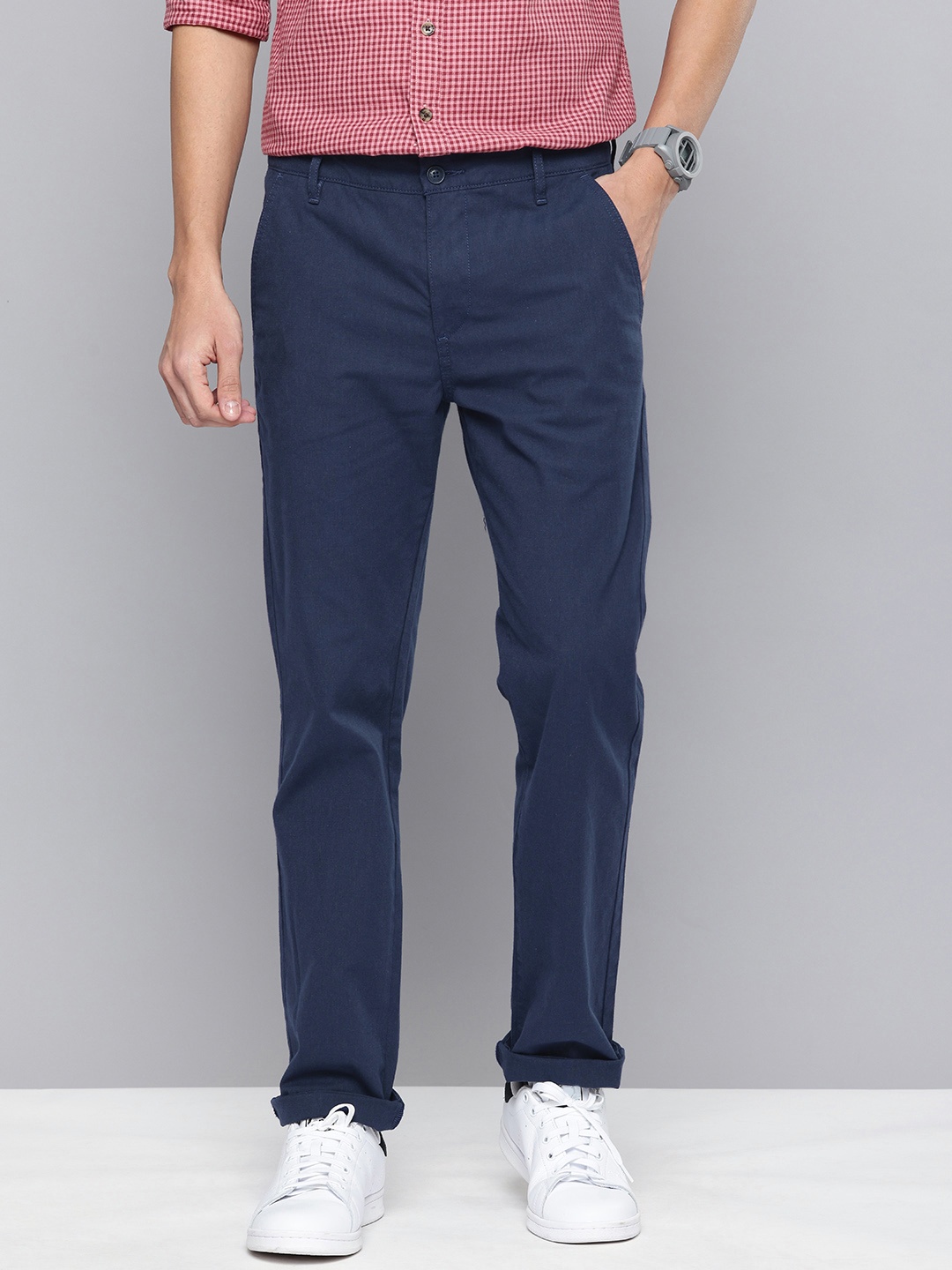 

Levis Men Slim Fit Chinos Trousers, Navy blue