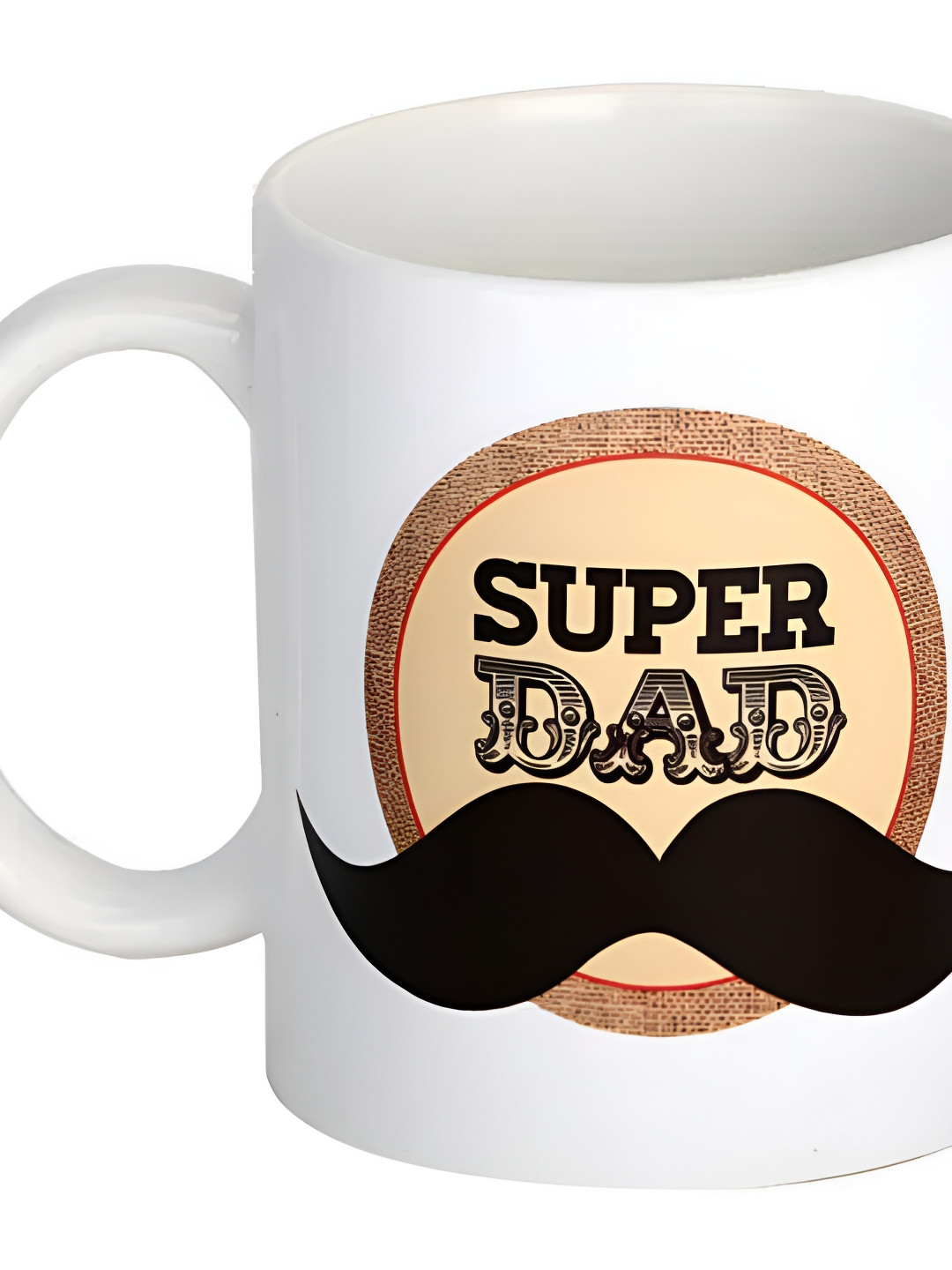 

fnp White & Black Typography Printed Ceramic Glossy Mug 325ml