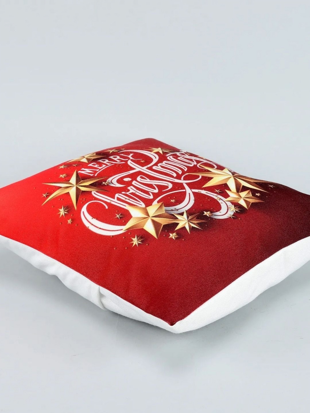 

fnp White & Red Printed Square Shaped Pre-Filled Cushions