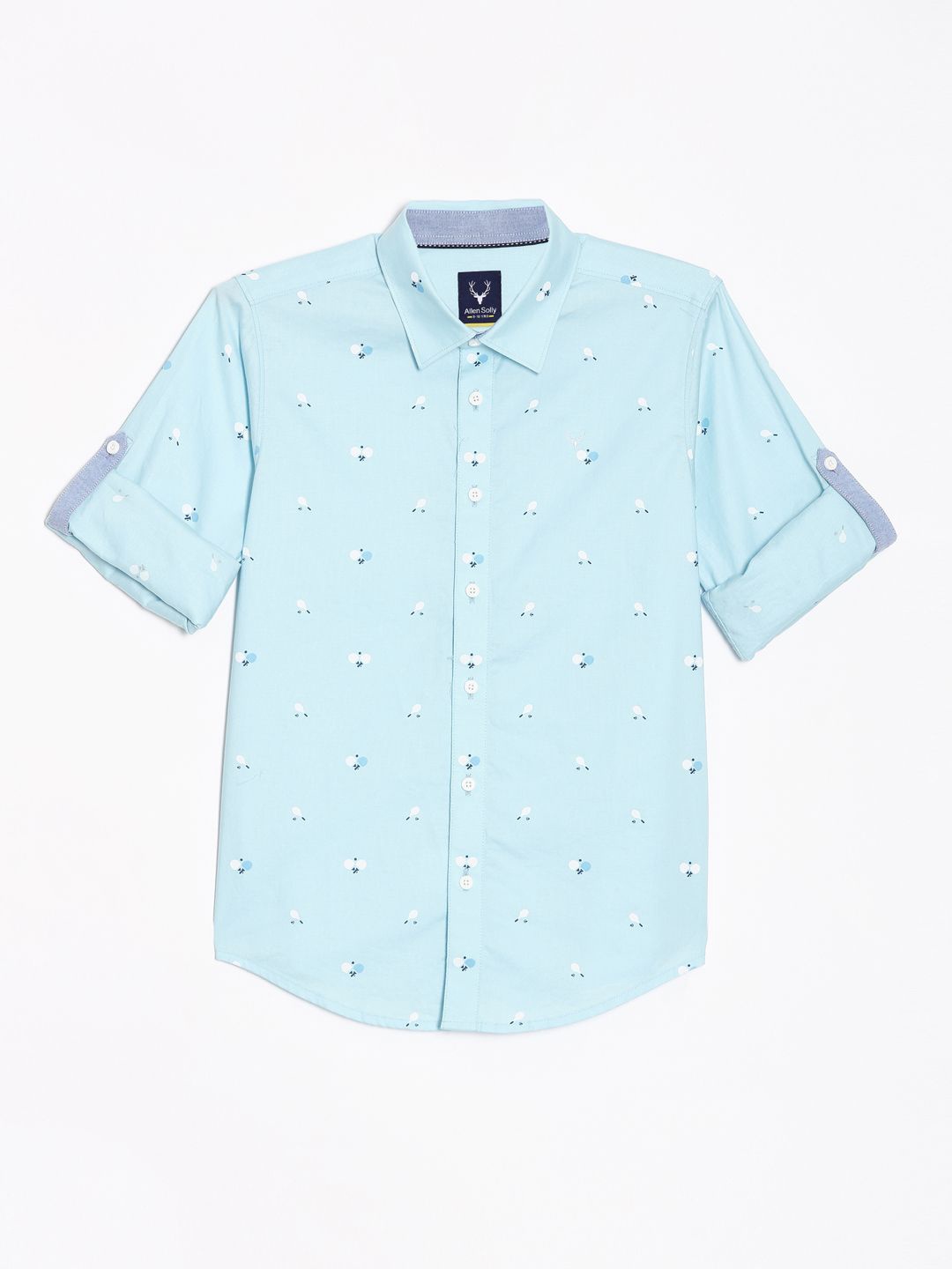 

Allen Solly Junior Boys Printed Pure Cotton Casual Shirt, Blue