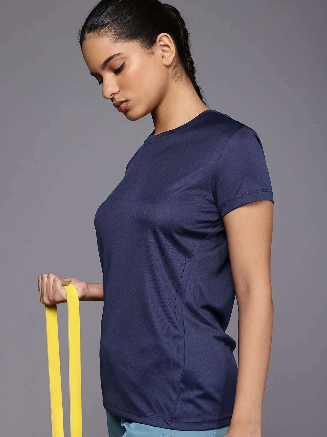 

HRX by Hrithik Roshan Rapid Dry Training T-shirt, Navy blue