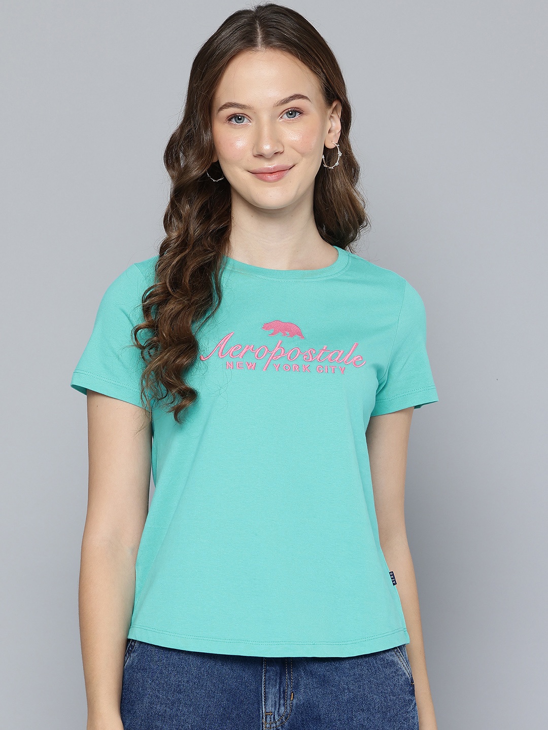 

Aeropostale Brand Logo T-shirt, Blue