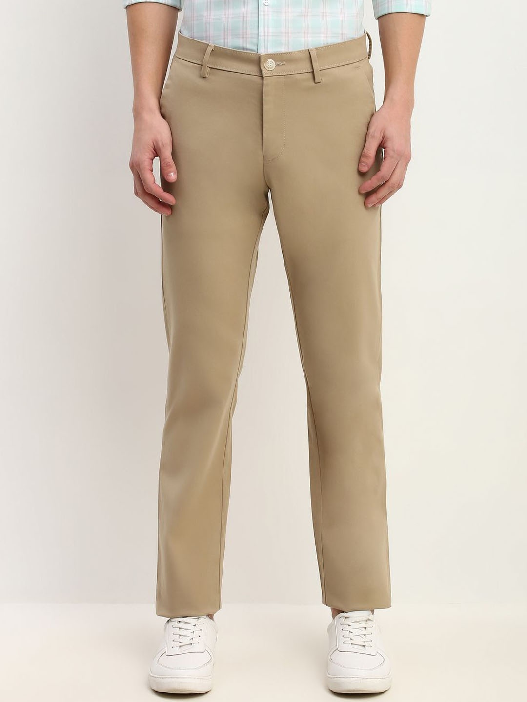 

Allen Solly Men Casual Trousers, Khaki