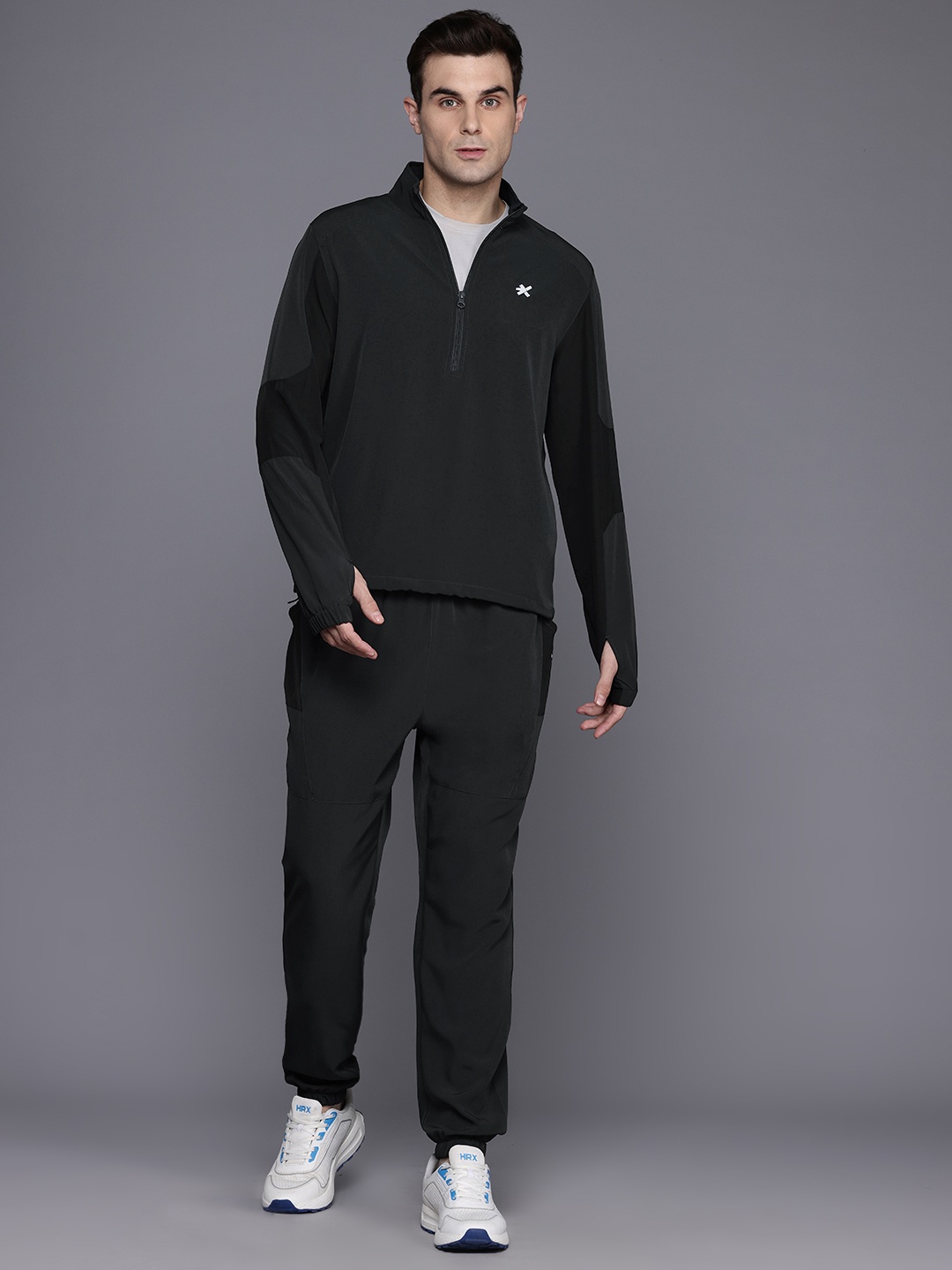 

HRX by Hrithik Roshan Rapid-Dry Training Tracksuit, Charcoal