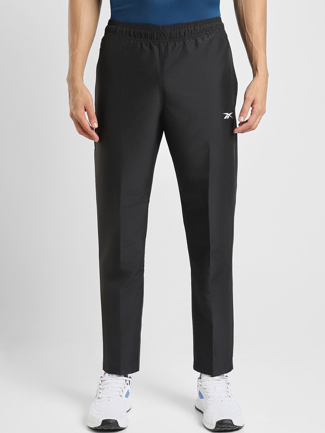 

Reebok Men Mid-Rise Track Pants, Black