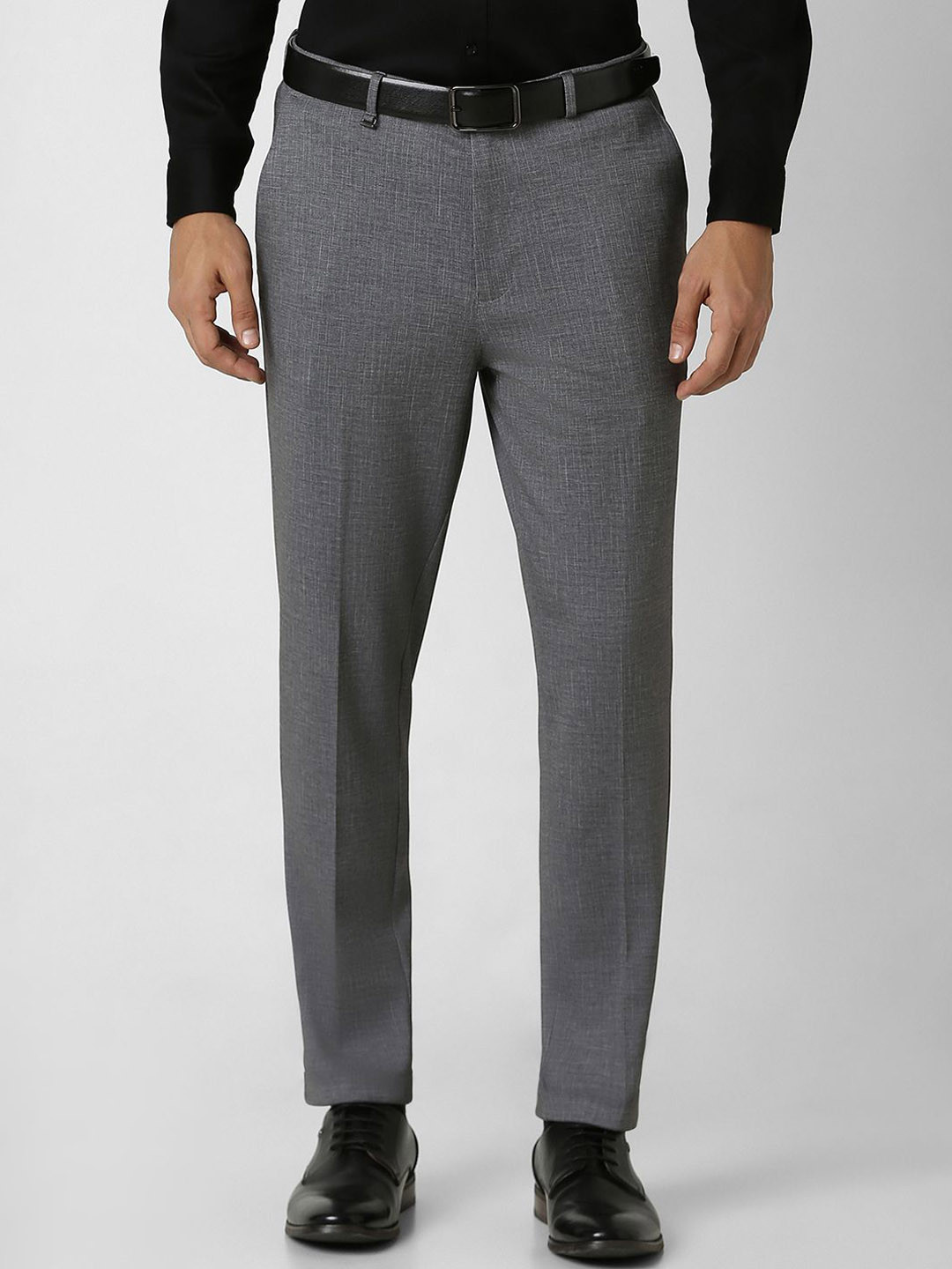 

Van Heusen Carrot Fit Trousers, Grey