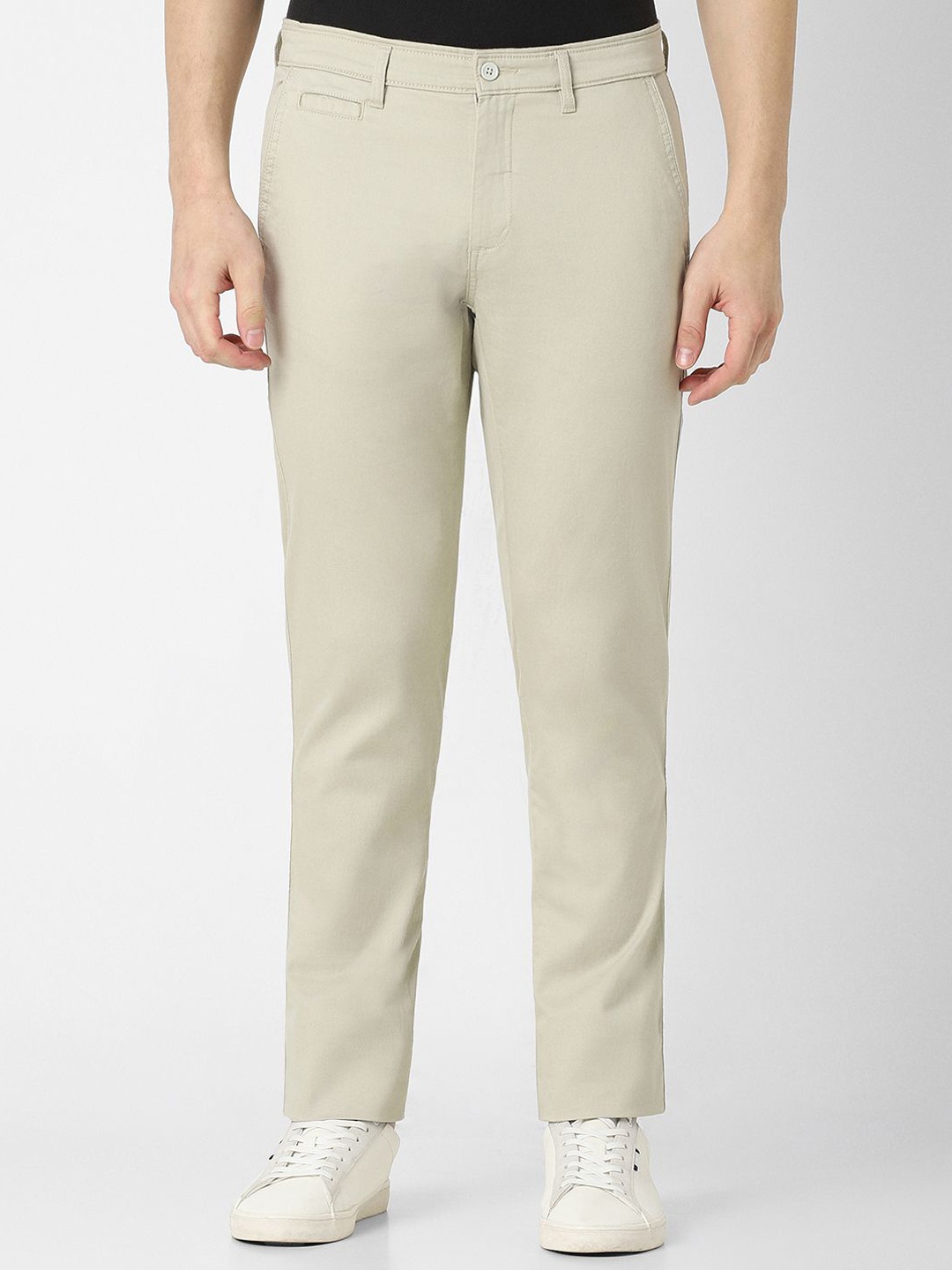 

Van Heusen Sport Men Slim Fit Trousers, Cream