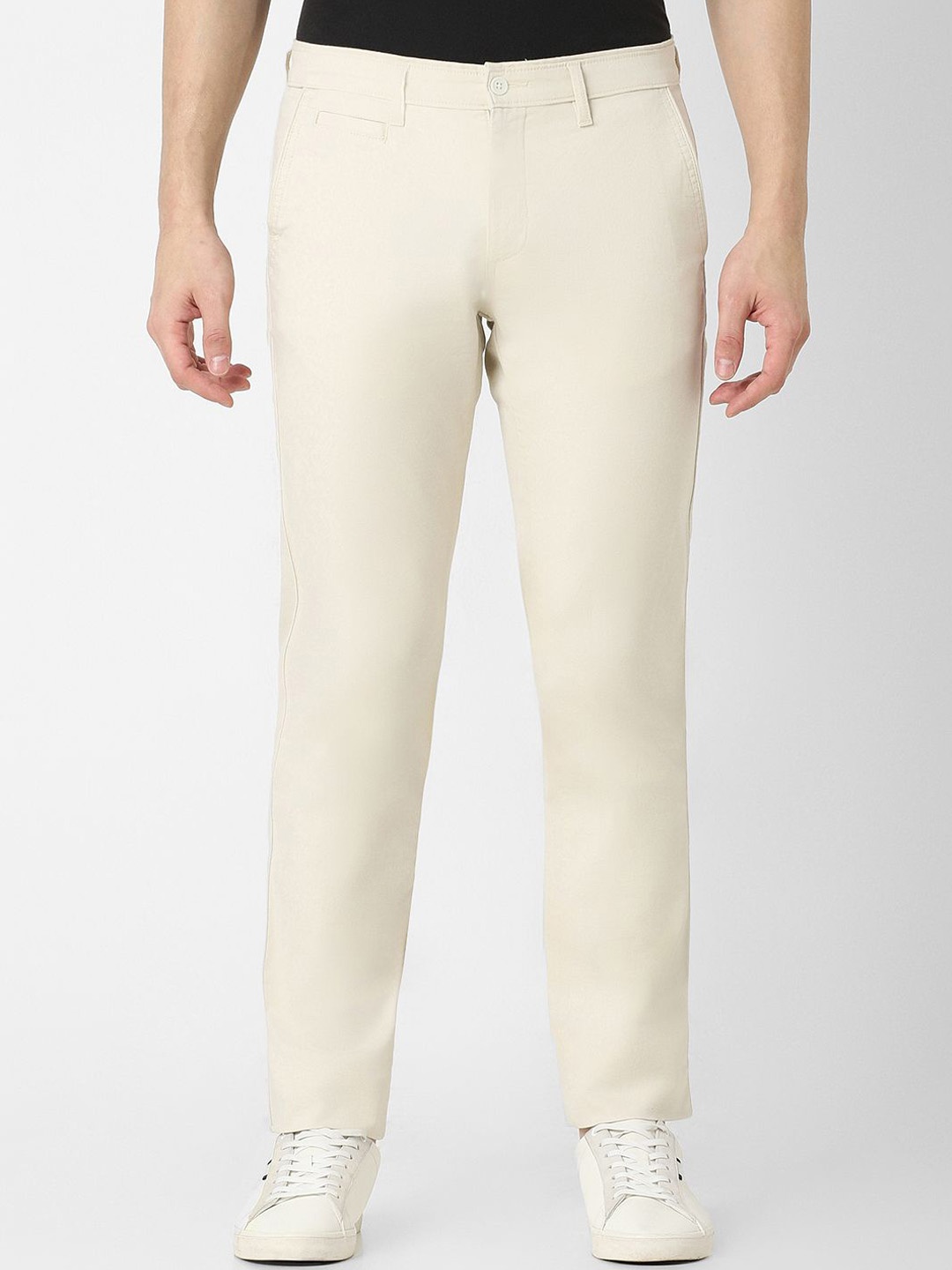 

Van Heusen Sport Men Slim Fit Trousers, Cream