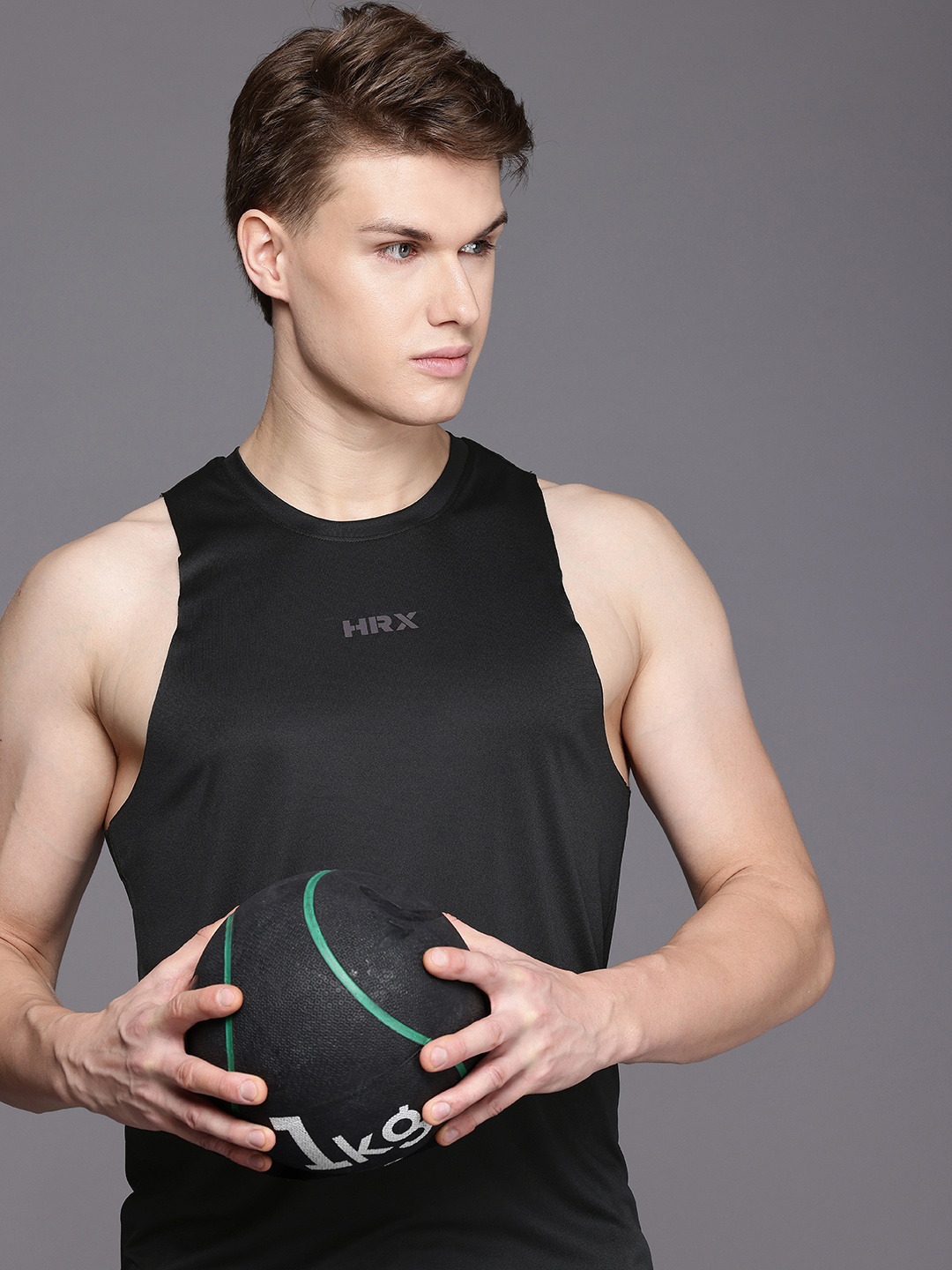 

HRX by Hrithik Roshan Performacebonded Sleeveless Training T-shirt, Black