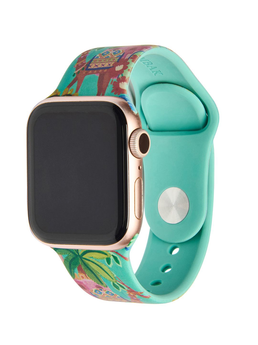 

Chumbak Printed Smartwatch Strap, Teal