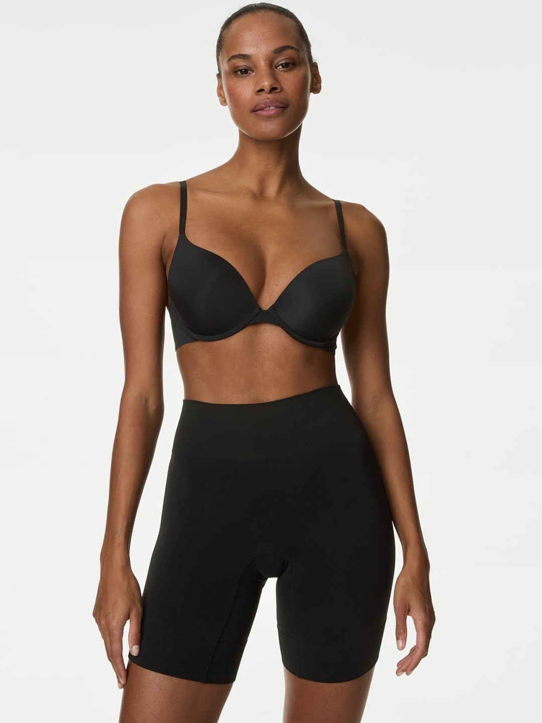 

Marks & Spencer Seamless Tummy & Thigh Shapewear, Black