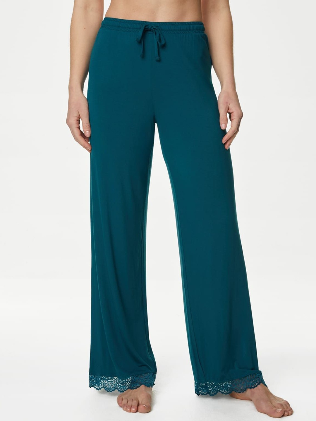 

Marks & Spencer Mid-Rise Lounge Pants, Teal