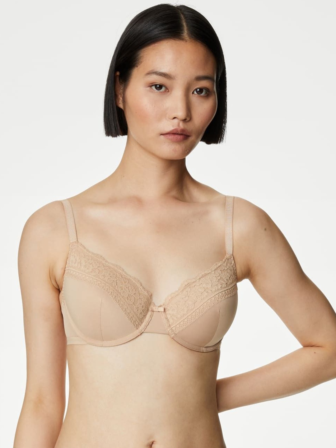 

Marks & Spencer Bra Full Coverage Underwired Lightly Padded, Nude