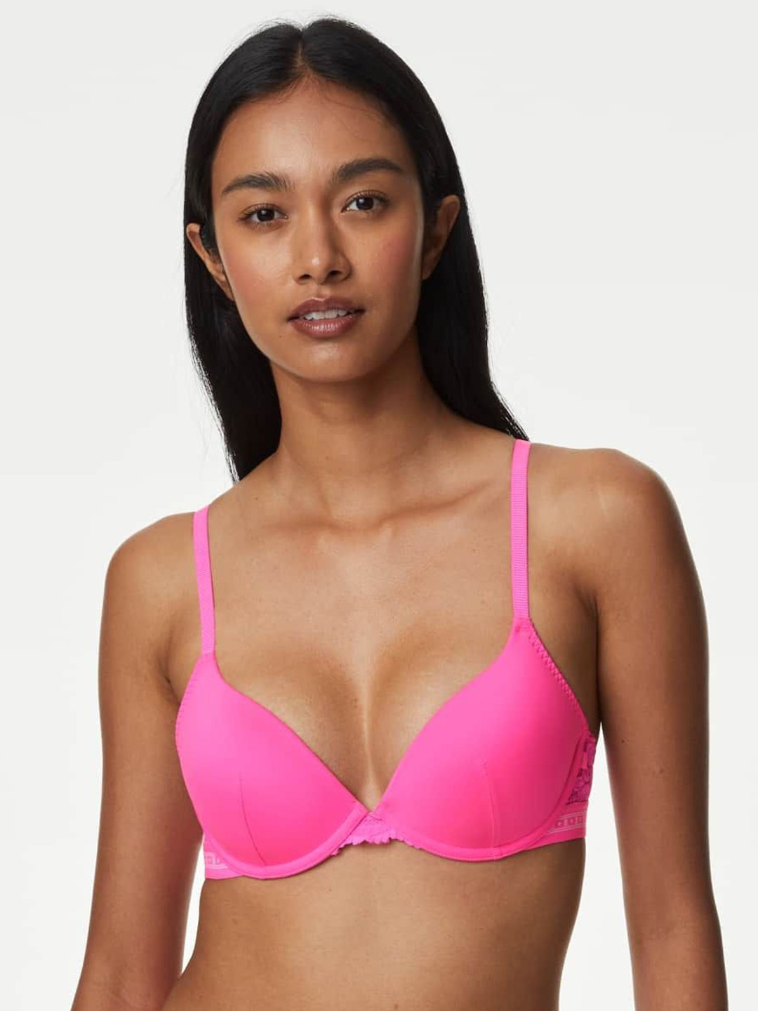 

Marks & Spencer Bra Full Coverage Underwired Lightly Padded, Pink