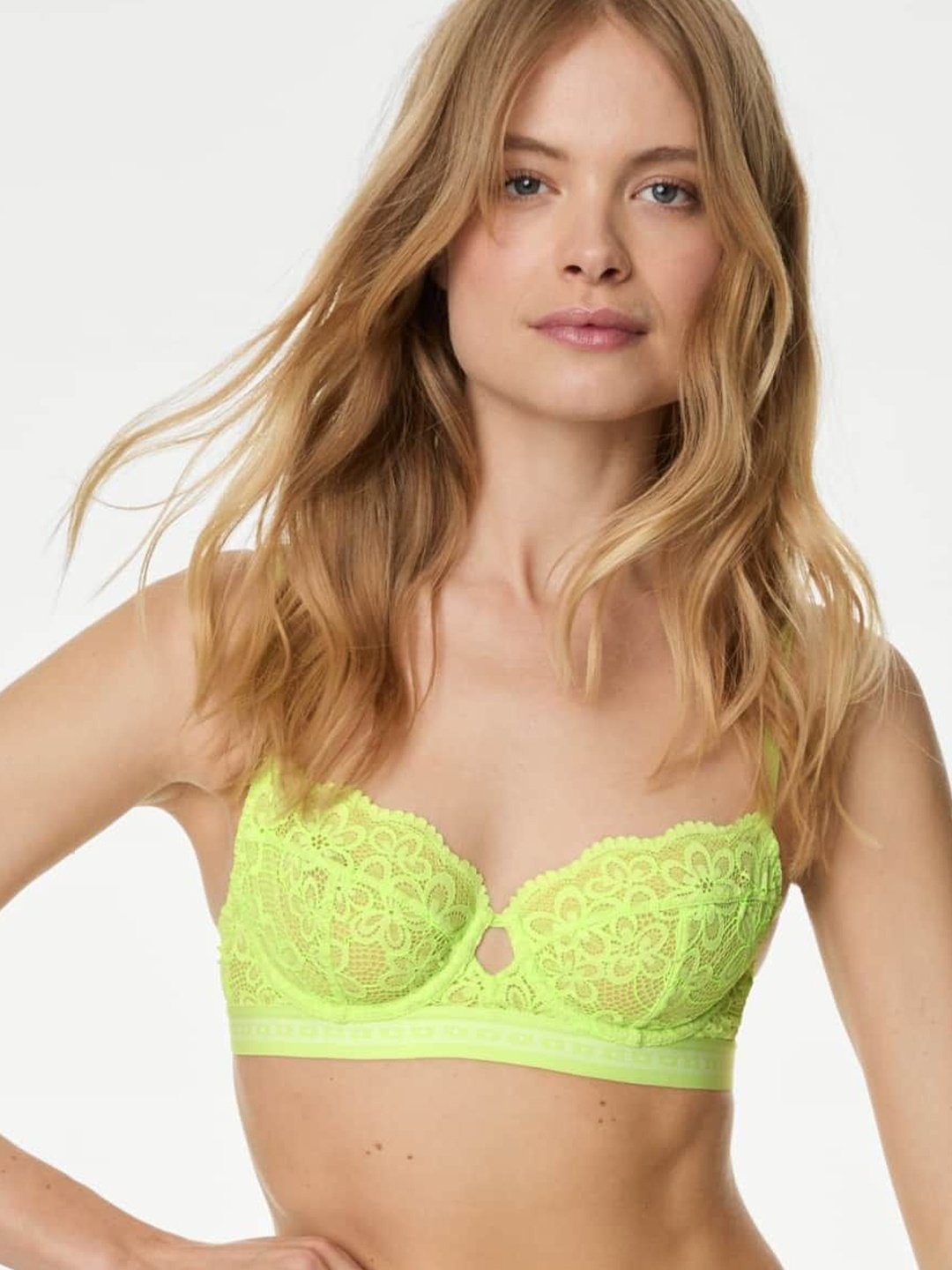 

Marks & Spencer Bra Full Coverage Underwired, Lime green