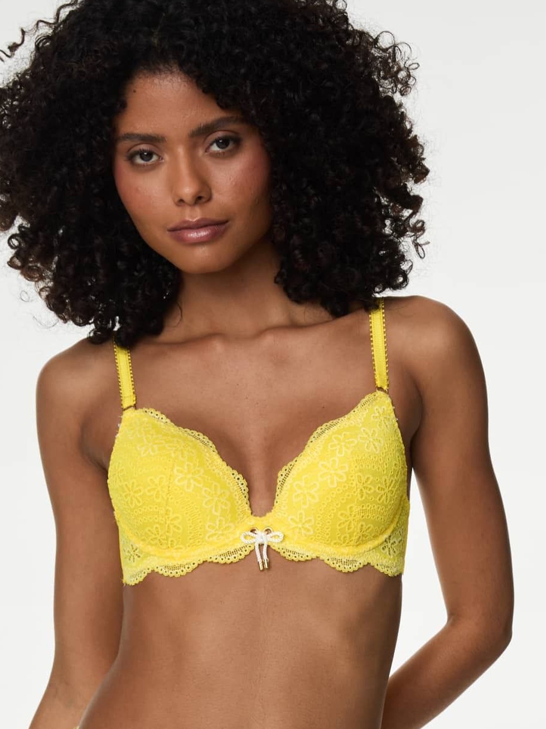 

Marks & Spencer Bra Full Coverage Underwired Lightly Padded, Yellow