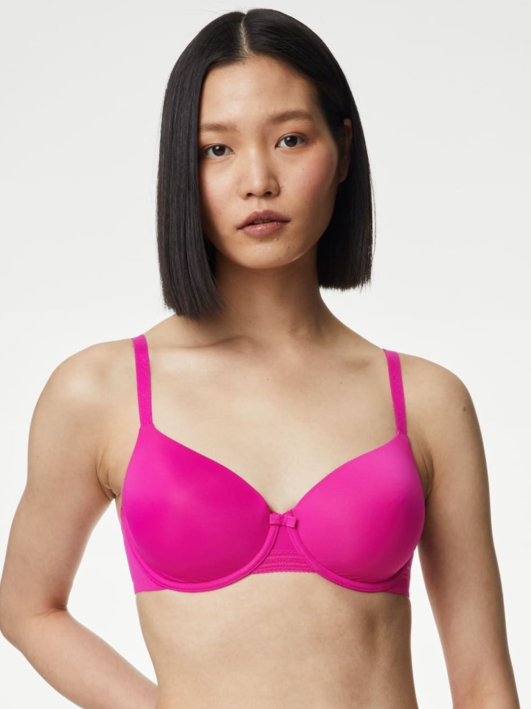 

Marks & Spencer Bra Full Coverage Underwired Lightly Padded, Pink
