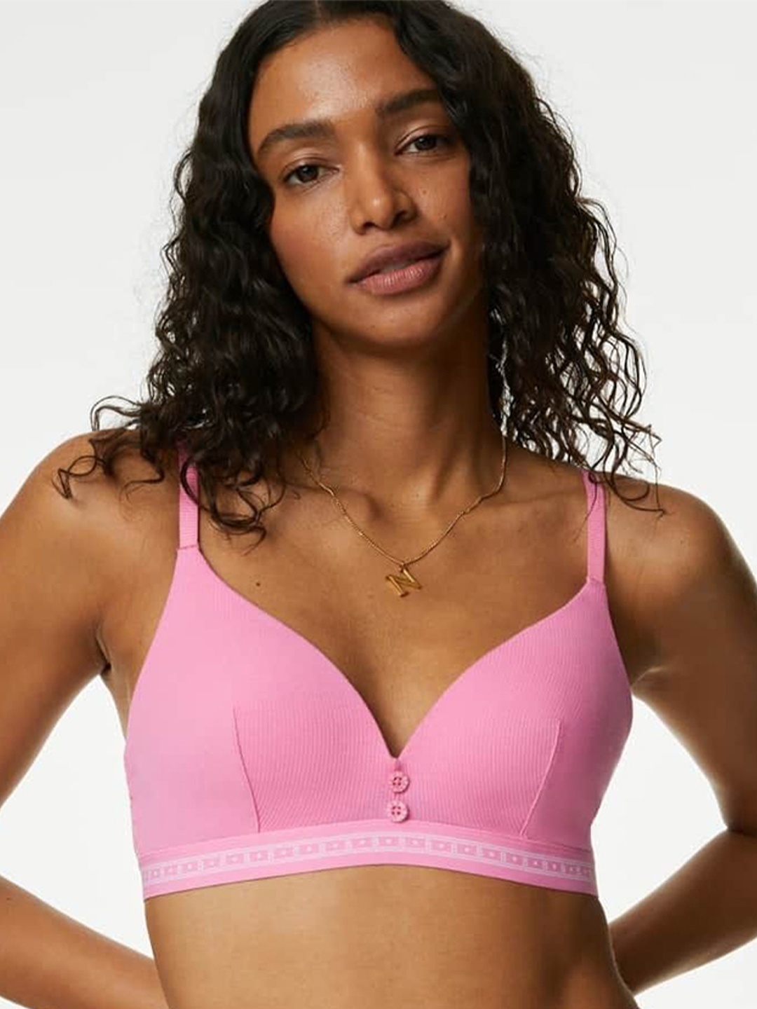 

Marks & Spencer Bra Full Coverage Lightly Padded, Pink