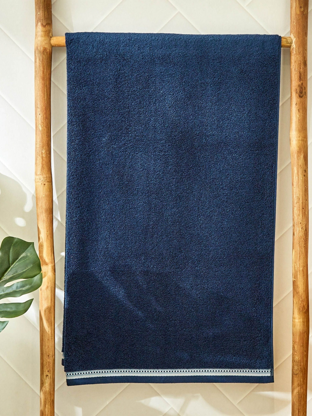 

Home Centre Blue Cotton 500 GSM Bath Towel