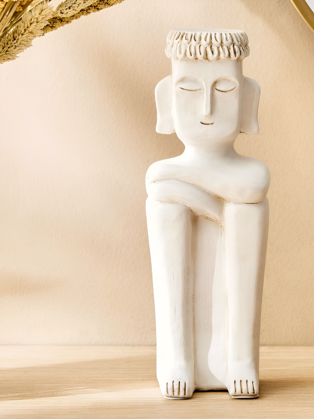 

Home Centre Off White Medium Figurine Showpiece