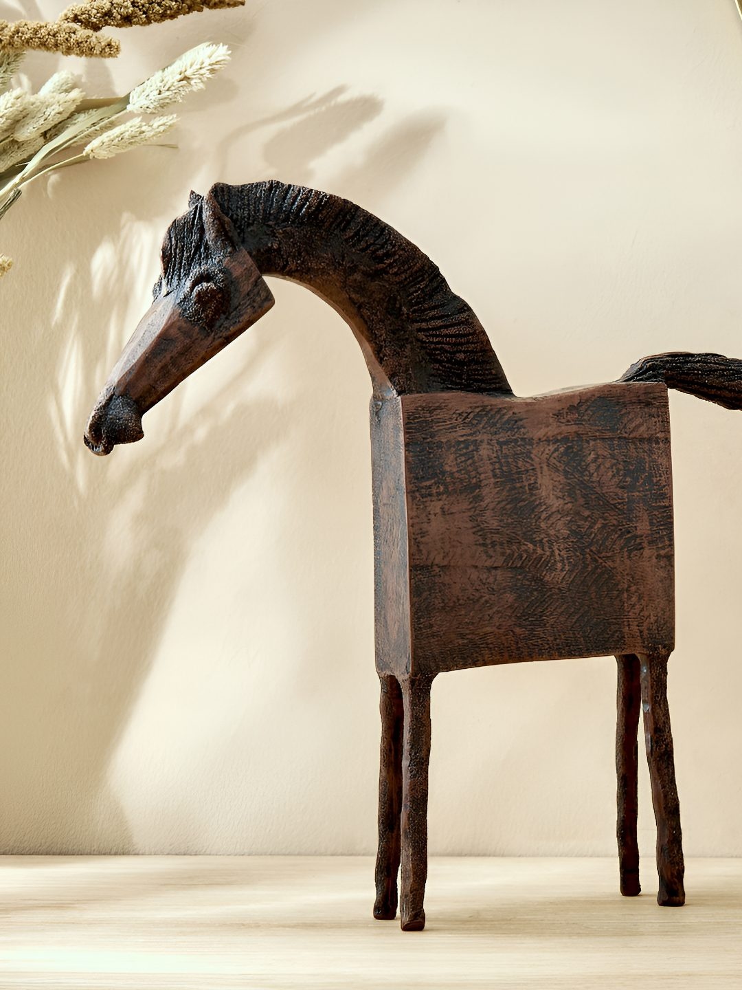 

Home Centre Brown & Black Horse Figurine Showpiece