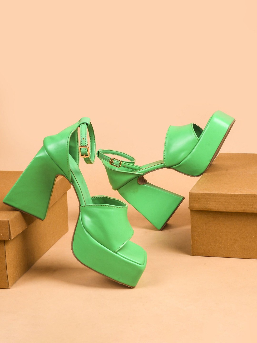 

Try Me Women Party Block with Bows, Green