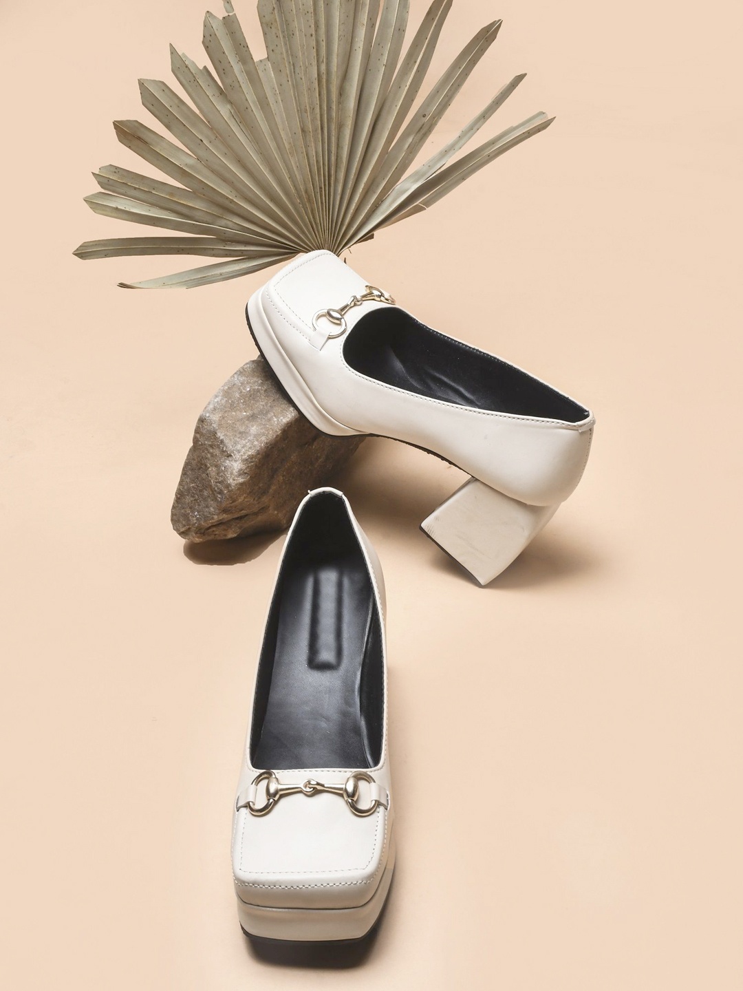 

Try Me Party Block Mules, Beige