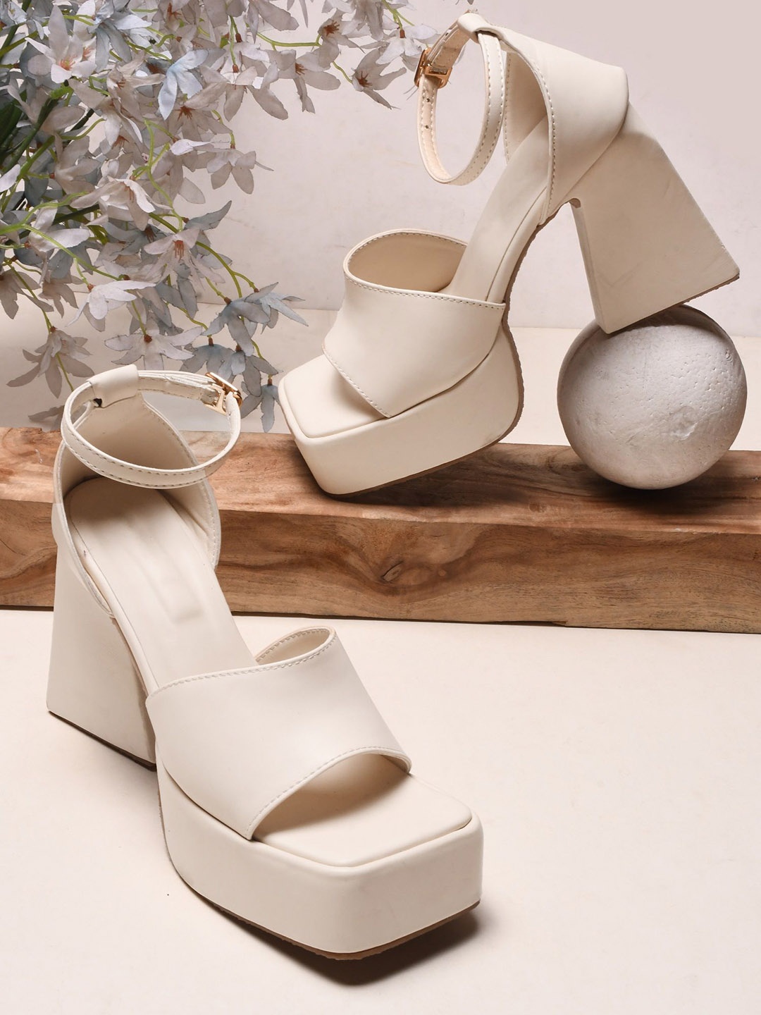 

Try Me Women Party Block Heel Sandal, Beige