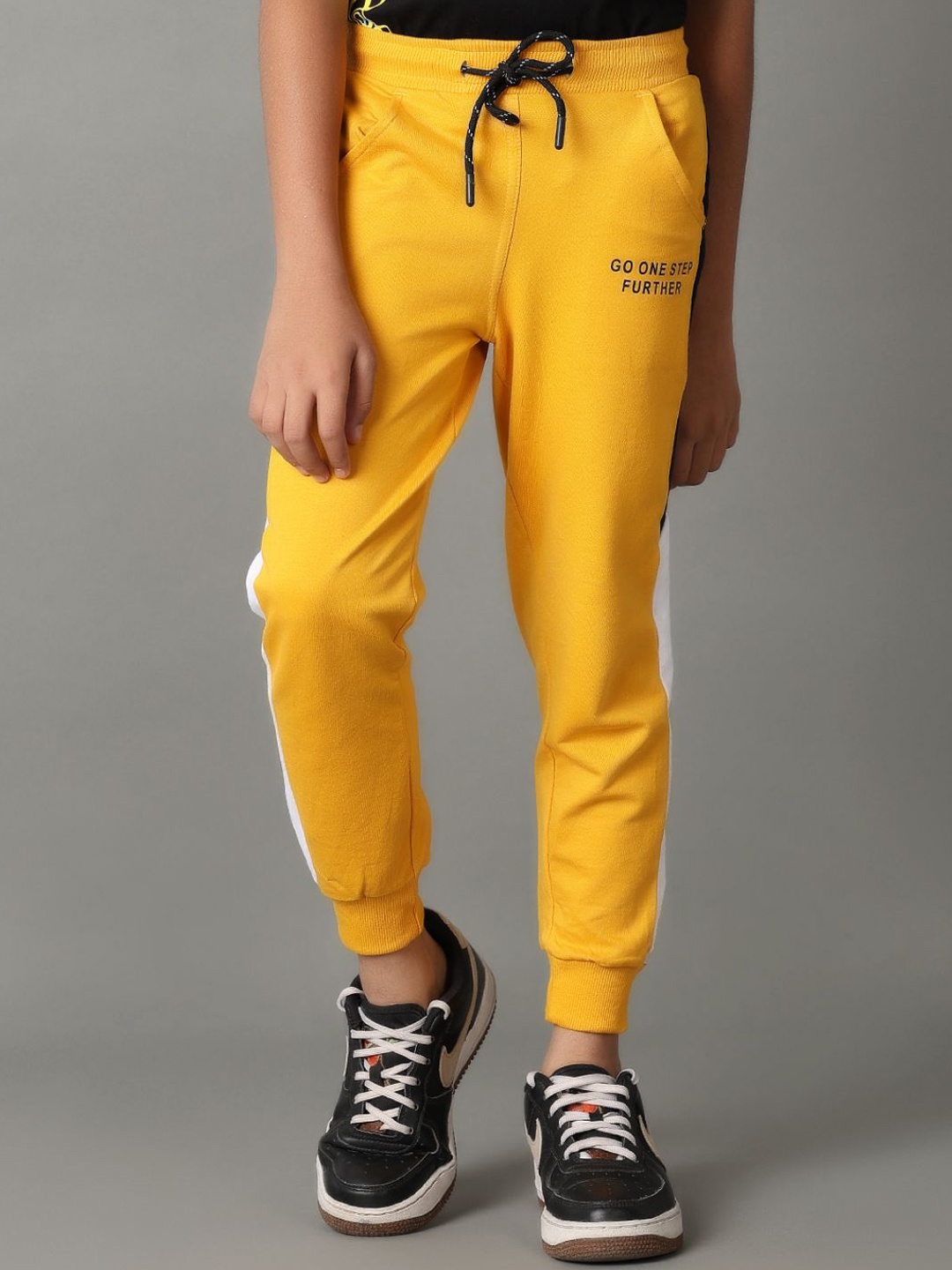 

V-Mart Boys Cotton Joggers, Yellow