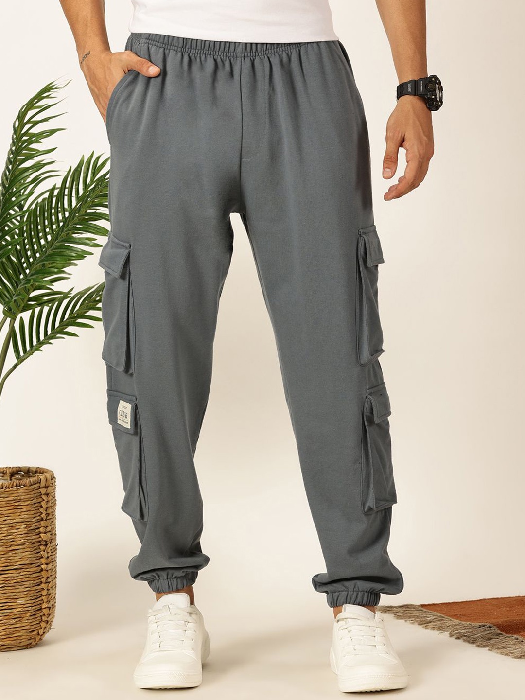 

Thomas Scott Men Relaxed-Fit Joggers, Grey