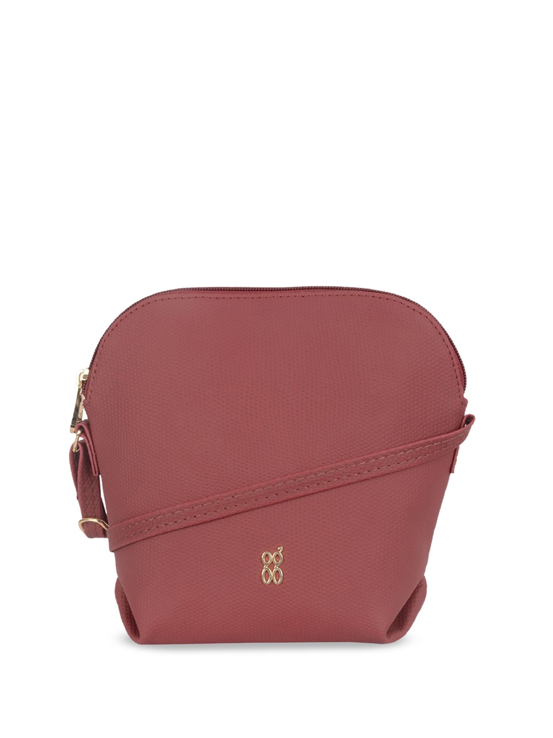 

Baggit PU Structured Sling Bag with Tasselled, Red