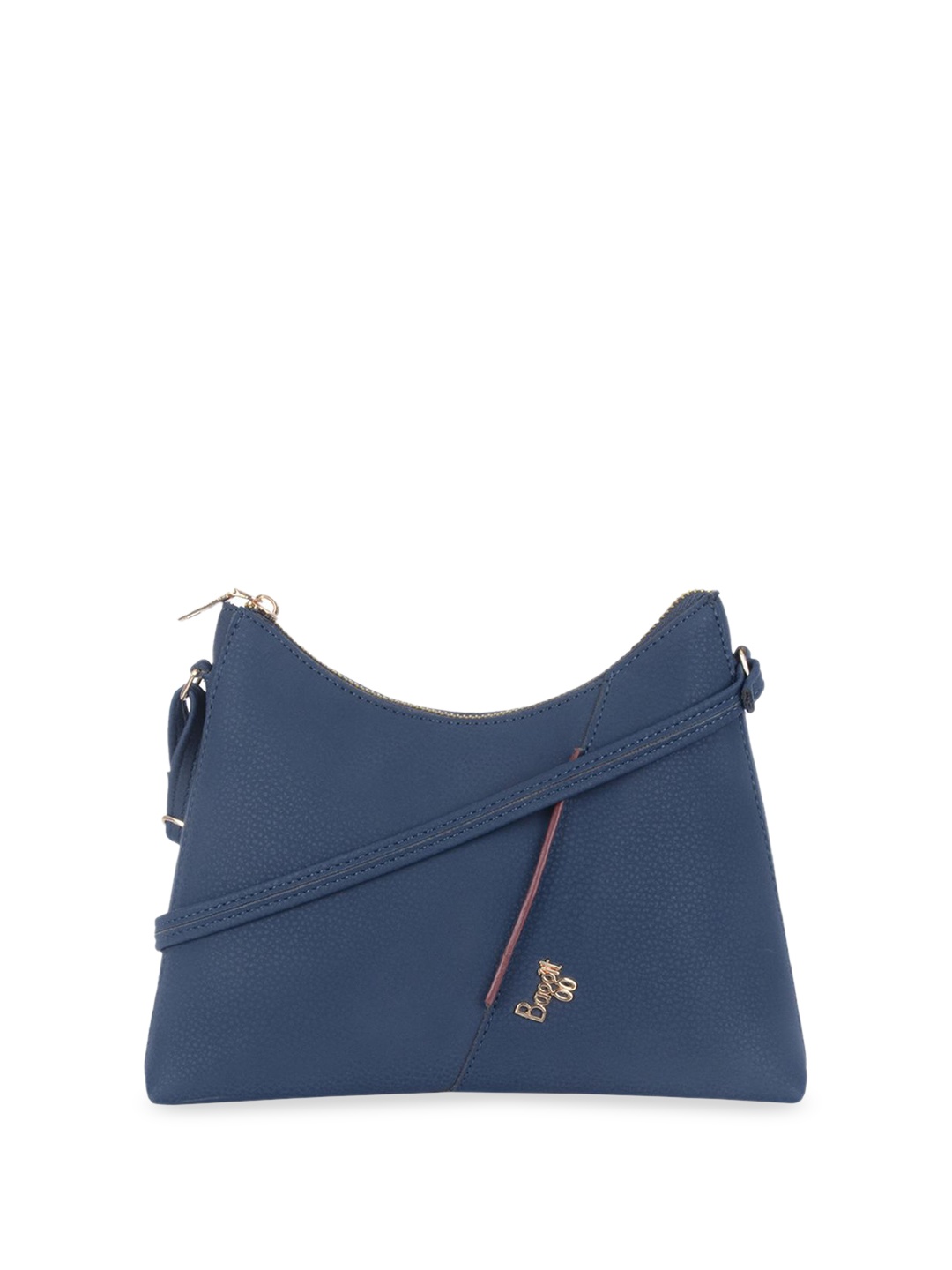 

Baggit Textured Structured Sling Bag, Blue