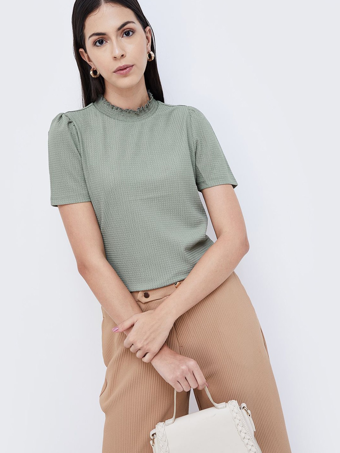 

CODE by Lifestyle Top, Olive