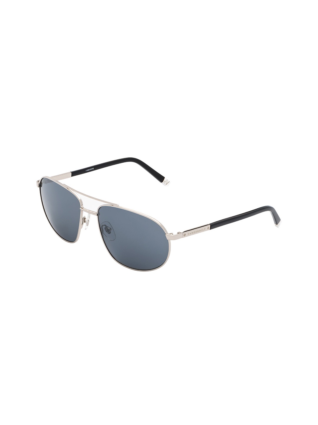 

VANDERBILT NEW YORK Men Aviator Sunglasses with UV Protected Lens, Grey